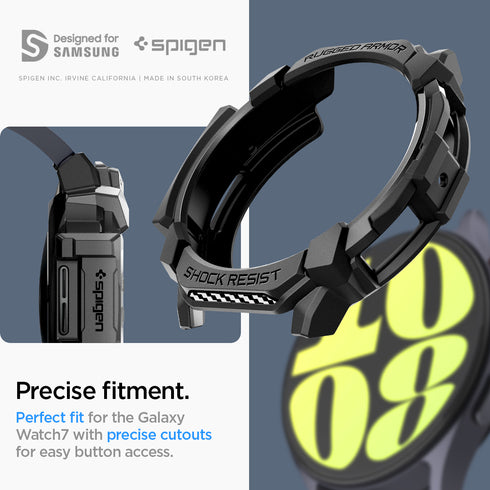 Spigen כיסוי ל-Galaxy Watch 7 (44mm) – Rugged Armor